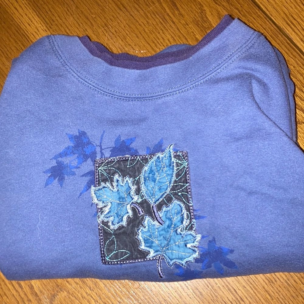 dark blue trillogy by morning sun sweater
